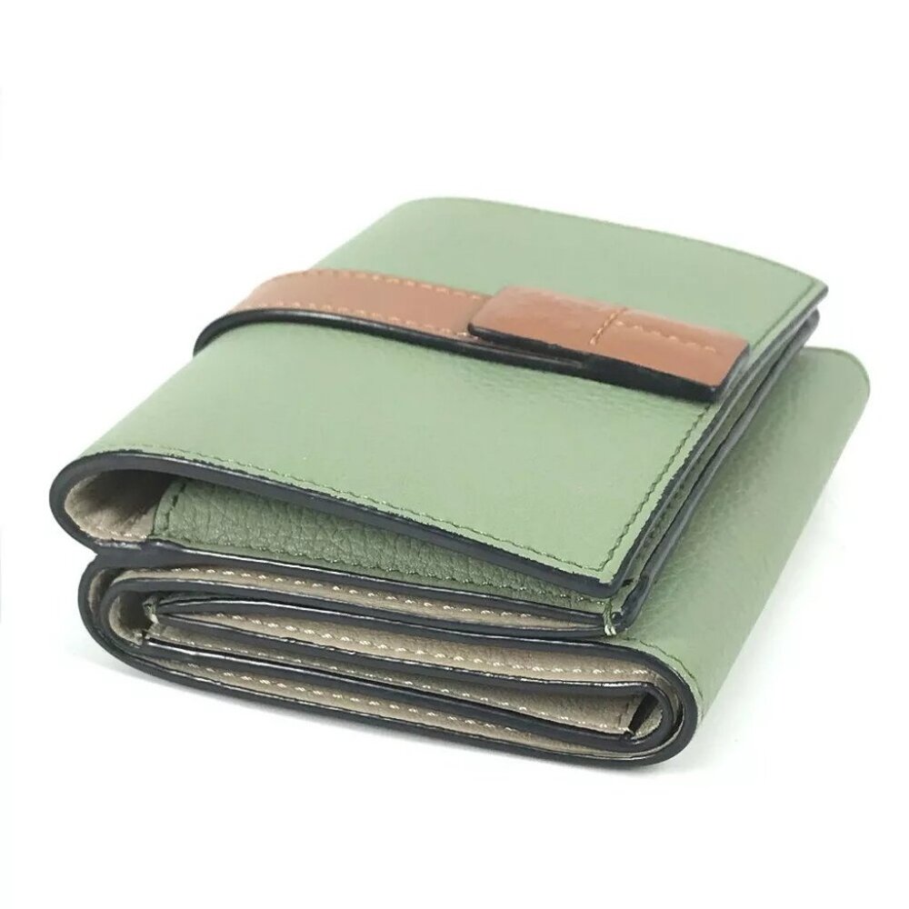 LOEWE anagram Small vertical wallet Compact wallet Trifold wallet - Picture 5 of 15